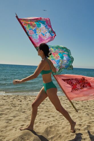 Spodnji del kopalk z visokim pasom »Portofino«