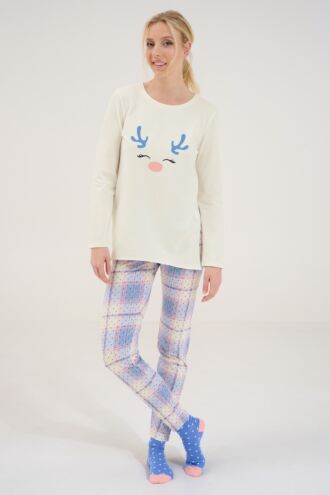 Pižama z majico in leggings hlačami »Holiday«