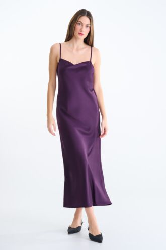 Dolga obleka »Satin Luxe«